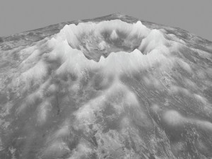 snow volcano 2 3D मॉडल