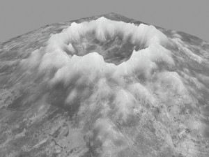snow volcano 2 3D मॉडल