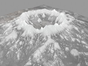 snow volcano 3 Modelo 3D