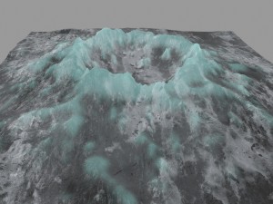 snow volcano 4 3Dモデル