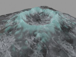 snow volcano 4 3Dモデル