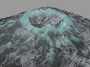 snow volcano 4 3Dモデル
