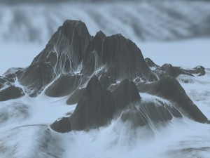 snow mountain 01 3D Model