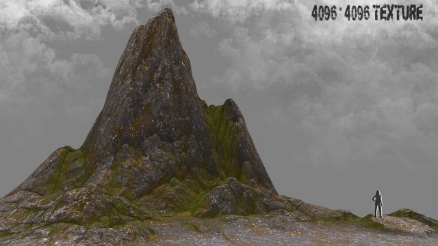 rock10 3D Модель .c4d .max .obj .3ds .fbx .stl .blend 