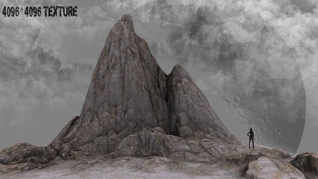 rock 11 3D 模型 .c4d .max .obj .3ds .fbx .stl .blend