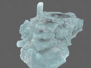 ice temple 3D मॉडल