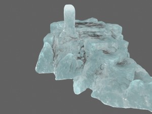 ice temple 3D मॉडल
