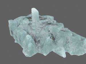 ice temple 3D मॉडल