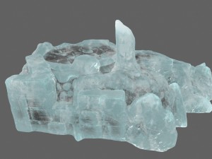 ice temple 3D मॉडल