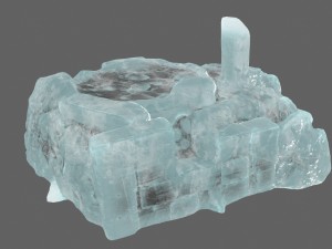 ice temple 3D मॉडल