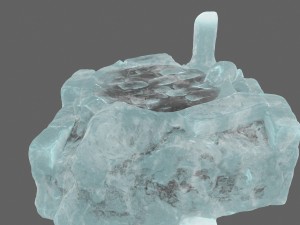 ice temple 3D मॉडल