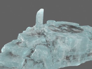 ice temple 3D मॉडल