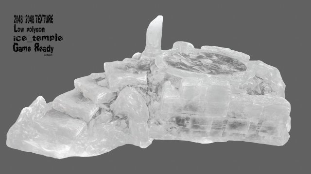 ice temple 1 3D Model .c4d .max .obj .3ds .fbx .stl .blend 