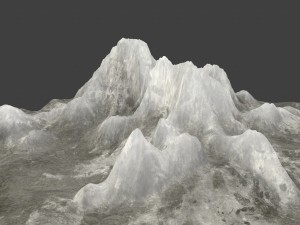 ice mountain 3D Model
