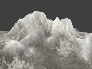 ice mountain 3D Model
