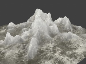 ice mountain 3D Model