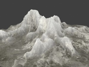 ice mountain 3D Model