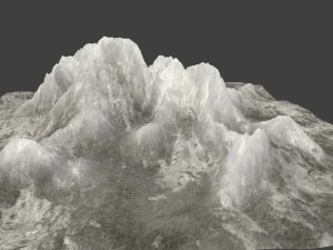 ice mountain 3D Model