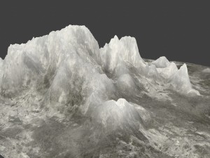ice mountain 3D Model