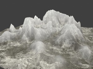ice mountain 3D Model