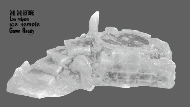 ice temple 3 3D मॉडल .c4d .max .obj .3ds .fbx .stl .blend 