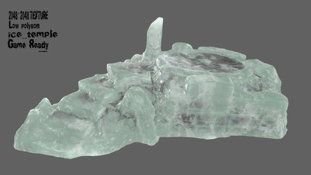 ice temple 4 3D मॉडल .c4d .max .obj .3ds .fbx .stl .blend 