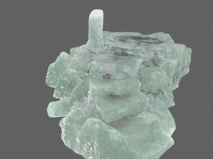 ice temple 4 3D मॉडल