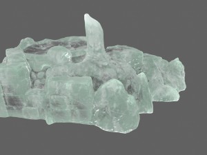 ice temple 4 3D मॉडल