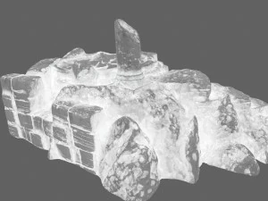 ледяной храм 6 3D Модель