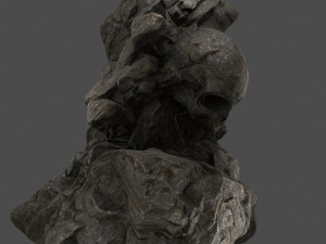 skull rock 8 Modelo 3D