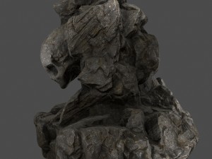skull rock 8 Modelo 3D