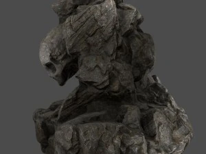 skull rock 8 3D Model