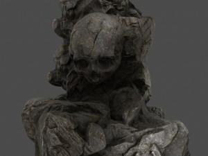 skull rock 8 Modelo 3D