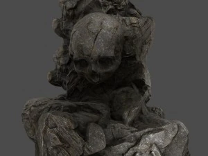 skull rock 8 3D Model
