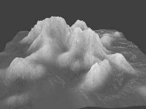 snow mountain 02 3D मॉडल