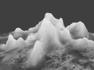 snow mountain 03 3D Model