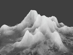 snow mountain 03 3D Model