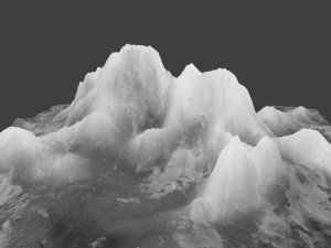 snow mountain 03 3D Модель