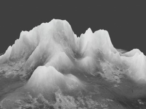 snow mountain 03 3D Модель