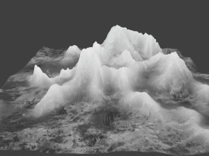 snow mountain 03 3D Модель
