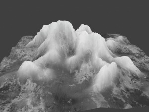 snow mountain 03 3D Модель