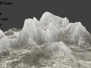 snow mountain 04 3D Model