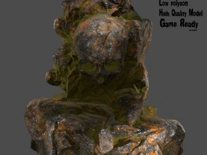 roccia del teschio 9 Modello 3D