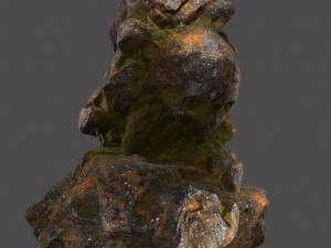 skull rock 9 Modèle 3D