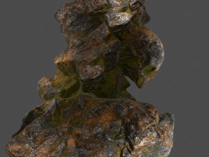 skull rock 9 Modèle 3D