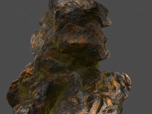 skull rock 9 Modèle 3D