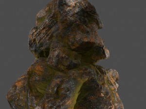 skull rock 9 Modèle 3D