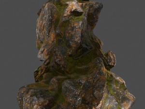 skull rock 9 Modèle 3D