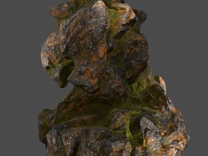 skull rock 9 Modèle 3D