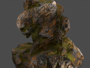 skull rock 9 Modèle 3D